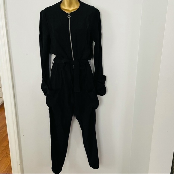 Zara Pants - Zara woman black jumpsuit size medium